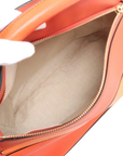Pre-Loved Puzzle Handbag Colorblock Leather Medium with Gold Hardware, Orange