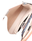 Pre-Loved Peekaboo Handbag Leather Mini with Silver Hardware, Pink