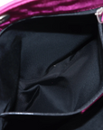 Pre-Loved Diorissimo Tote Oblique Coated Canvas with Silver Hardware, Magenta