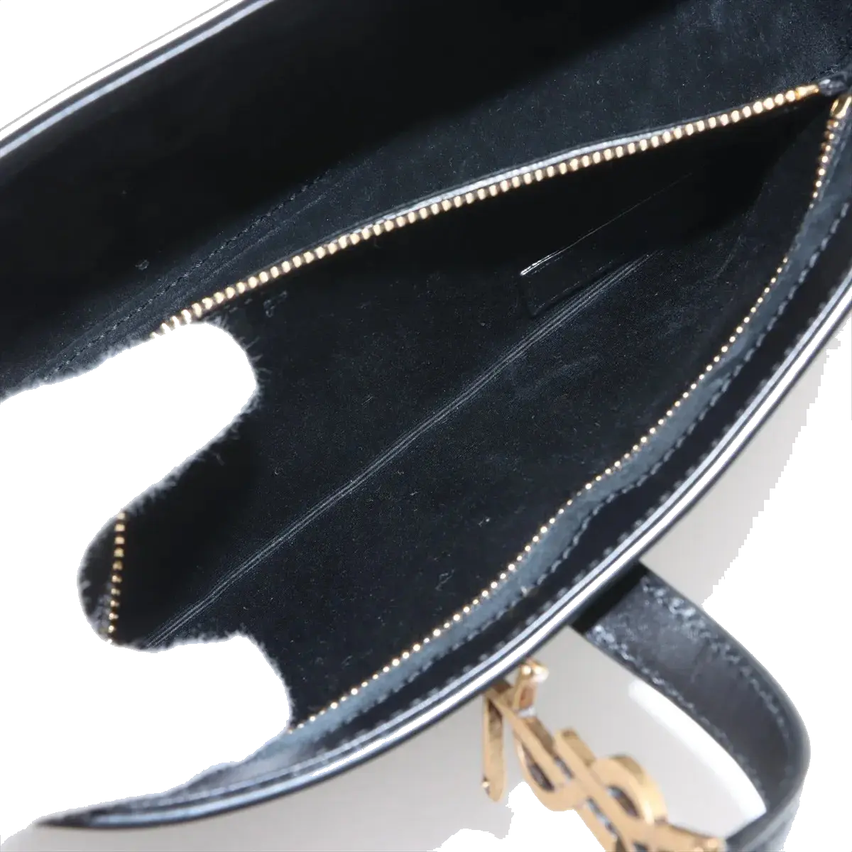 Pre-Loved Le 5 à 7 Hobo Shoulder Bag Leather with Gold Hardware, Black