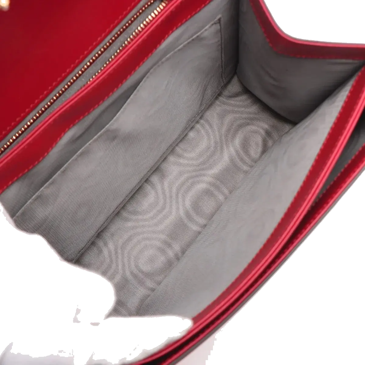 Pre-Loved Zumi Shoulder Bag Leather Small with Gold Hardware, Red