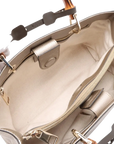 Pre-Loved Bamboo Shopper Tote Leather Medium with Gold Hardware, Champagne Gold