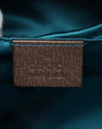 Pre-Loved Ophidia Crossbody Bag Monogram Coated Canvas Small with Gold Hardware, Beige/Ebony