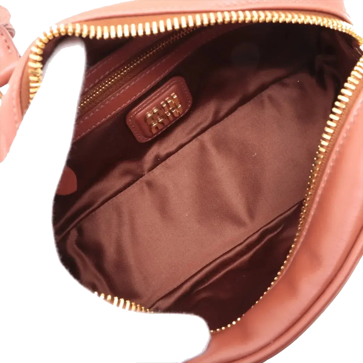 Pre-Loved Bowling Bag Handbag Leather Mini with Gold Hardware, Rust