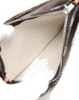 Pre-Loved Plumet Crossbody Bag Goyardine Chevron Coated Canvas with Silver Hardware, Black and Tan