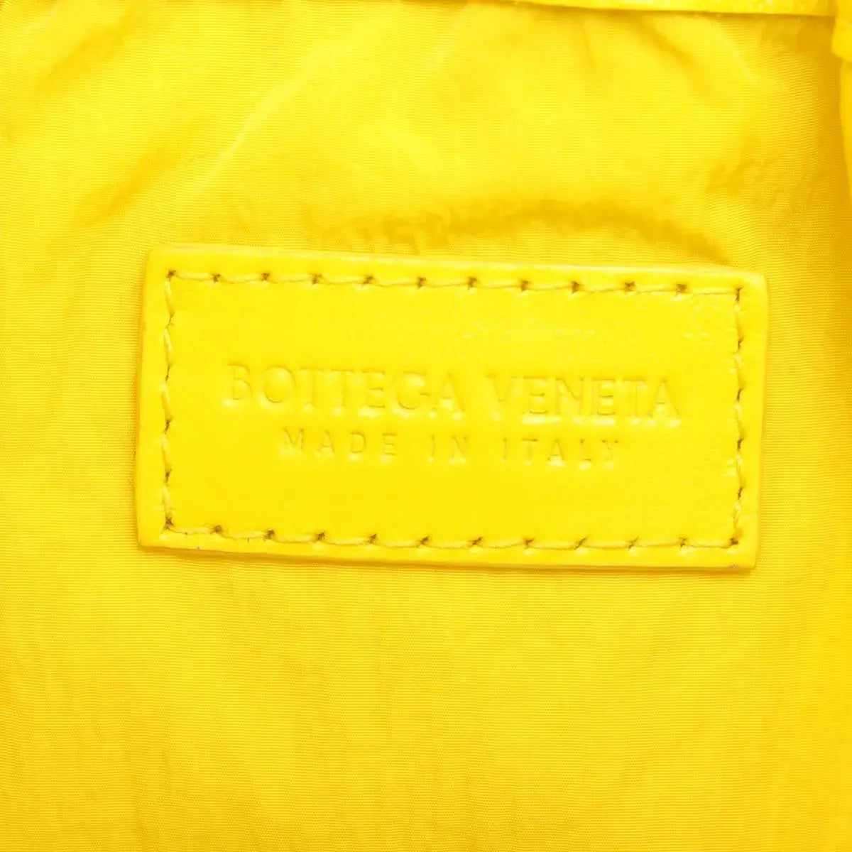 Pre-Loved Intrecciato Bulb Shoulder Bag Intrecciato Leather Small with Gold Hardware, Yellow