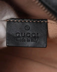 Pre-Loved GG Marmont Matelassé Camera Bag Crossbody Bag Quilted Leather Mini with Aged Gold Hardware, Black