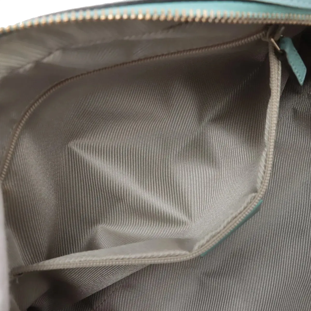 Pre-Loved Boston Handbag Microguccissima Leather Small with Gold Hardware, Light Blue