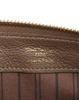 Pre-Loved Petillante Clutch Monogram Leather with Gold Hardware, Taupe