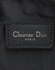 Pre-Loved Trotter Shoulder Bag Trotter Coated Canvas with Silver Hardware, Black