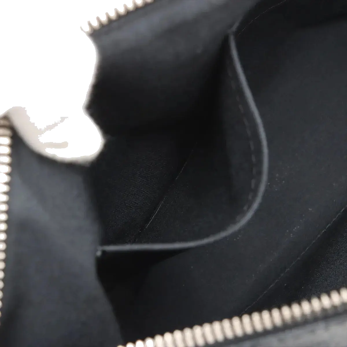 Pre-Loved Mick Crossbody Bag Damier Coated Canvas PM with Silver Hardware, Black / Graphite