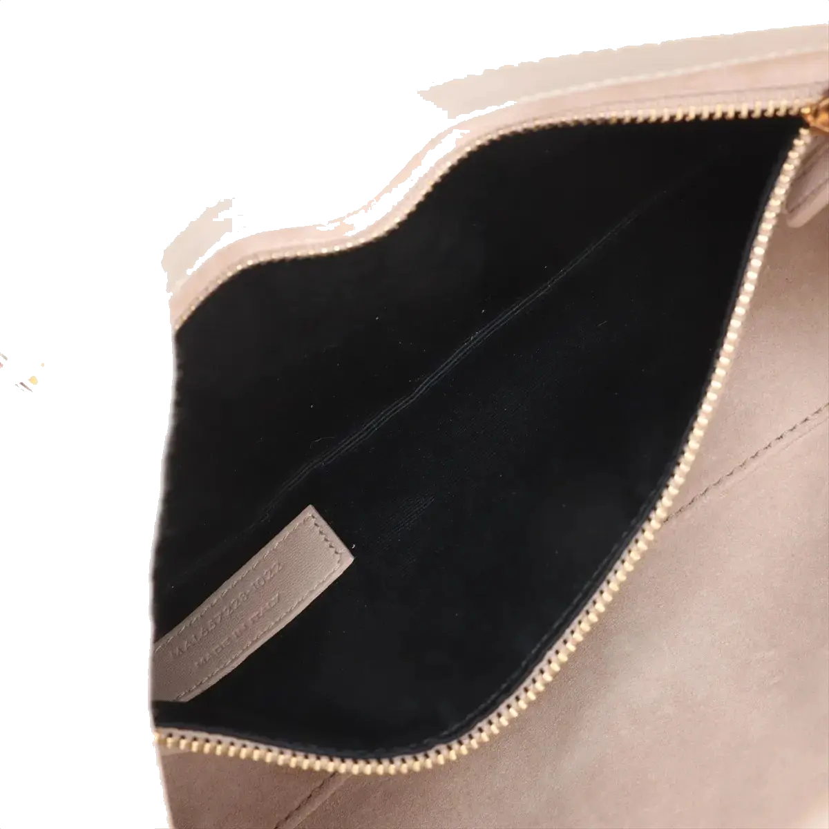Pre-Loved Le 5 à 7 Shoulder Bag Leather with Gold Hardware, Cream