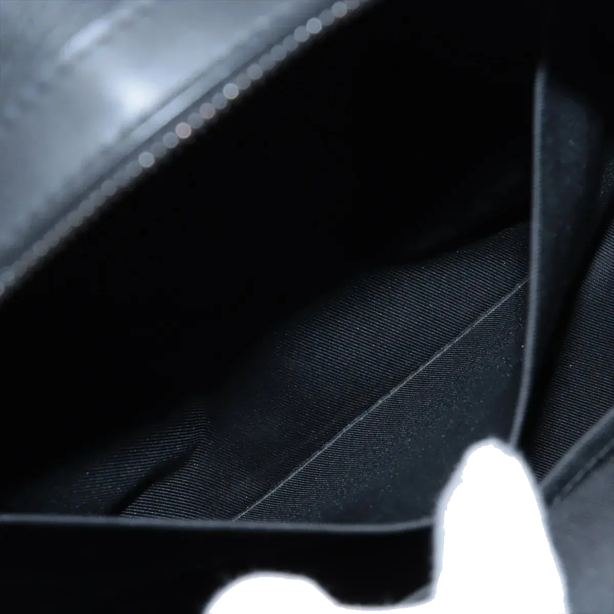Pre-Loved Takeoff Backpack Leather with Black Hardware, Black