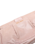 Pre-Loved Vitello Lux Frame Clutch Leather with Gold Hardware, Pink