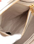 Pre-Loved Ophidia GG Flora Backpack Monogram Coated Canvas Small with Gold Hardware, Beige Ebony with Floral Multicolor
