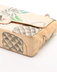 Pre-Owned Chanel Medium Printed CC Flap Bag