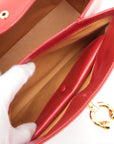 Pre-Loved Handbag Leather with Gold Hardware, Red