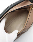 Pre-Loved Puzzle Handbag Leather Small with Gold Hardware, Taupe/Orange/Black