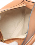 Pre-Loved Puzzle Handbag Leather Small with Gold Hardware, Tan