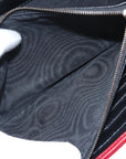Pre-Loved GG Marmont Torchon Wallet on Chain Crossbody Bag Quilted Leather Mini with Gold Hardware, Black