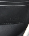Pre-Loved GG Blooms Pouch Clutch Monogram Coated Canvas with Silver Hardware, Beige Multicolor