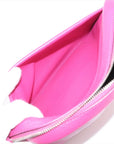 Pre-Loved Everyday Camera Bag Crossbody Bag Leather XS with Silver Hardware, Pink