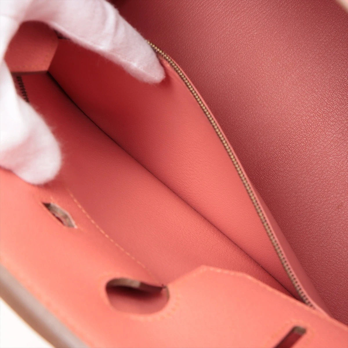 Pre-Loved Birkin Handbag Leather 35 with Gold Hardware, Pink