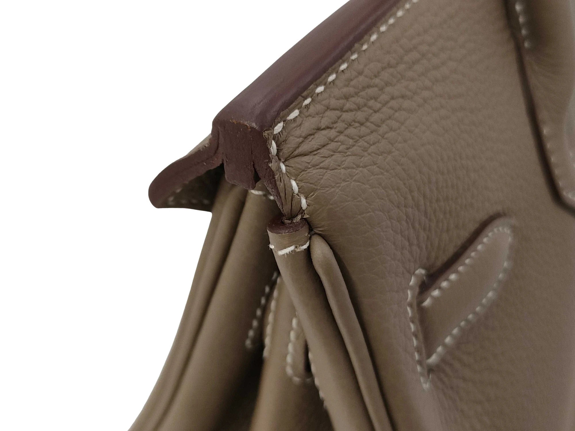 Pre-Loved Birkin Handbag Leather 30 with Gold Hardware, Etoupe