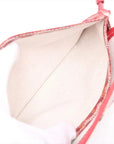 Pre-Loved Saint Louis Tote Goyardine Chevron Coated Canvas PM with Gold Hardware, Red