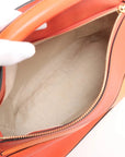 Pre-Loved Puzzle Handbag Colorblock Leather Medium with Gold Hardware, Orange