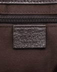 Pre-Loved GG Messenger Crossbody Bag Monogram Coated Canvas with Silver Hardware, Beige/Ebony