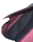 Pre-Loved 2.55 Reissue Double Flap Shoulder Bag Quilted Jersey 226 with Aged Silver Hardware, Black