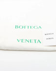 Pre-Loved Intrecciato Phone Pouch Crossbody Bag Intrecciato Leather Mini with Silver Hardware, Green