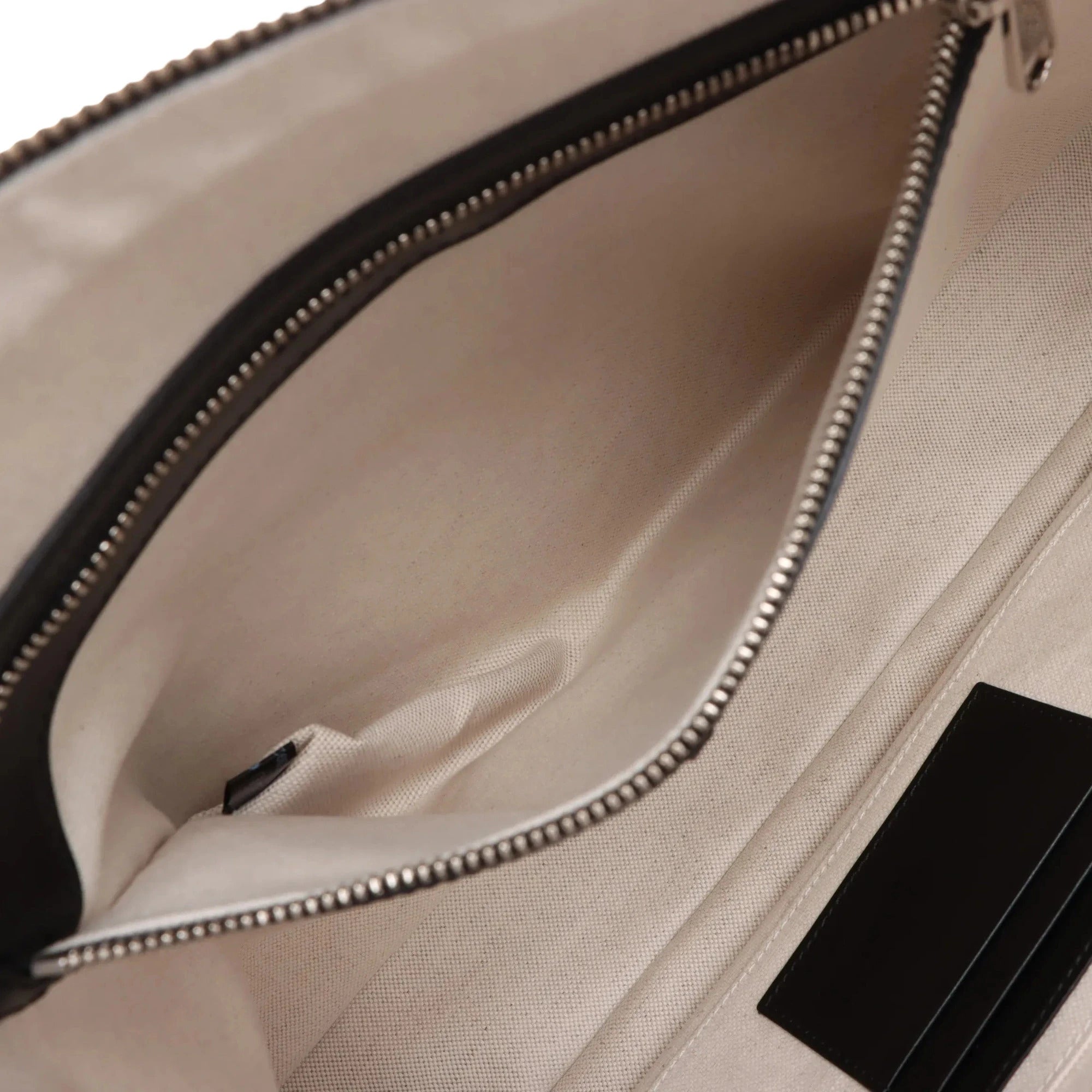 Pre-Loved GG Embossed Briefcase Leather with Silver Hardware, Black