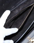 Pre-Loved 16 (Seize) Shoulder Bag Leather Medium with Gold Hardware, Black