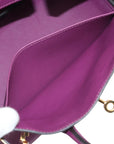 Pre-Loved Birkin Handbag Leather 25 with Gold Hardware, Purple