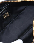 Pre-Loved Matelassé Bowling Bag Handbag Quilted Leather Mini with Gold Hardware, Black