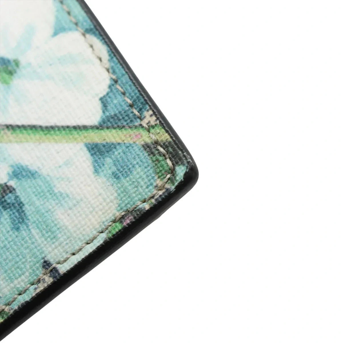 Pre-Loved GG Blooms Zip Pouch Pochette Monogram Coated Canvas with Silver Hardware, Beige Multicolor