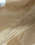 Pre-Loved Nova Check Hobo Shoulder Bag Nova Check Coated Canvas Small with Silver Hardware, Beige Multicolor