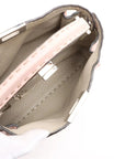 Pre-Loved Peekaboo Selleria Handbag Leather Mini with Silver Hardware, Pink