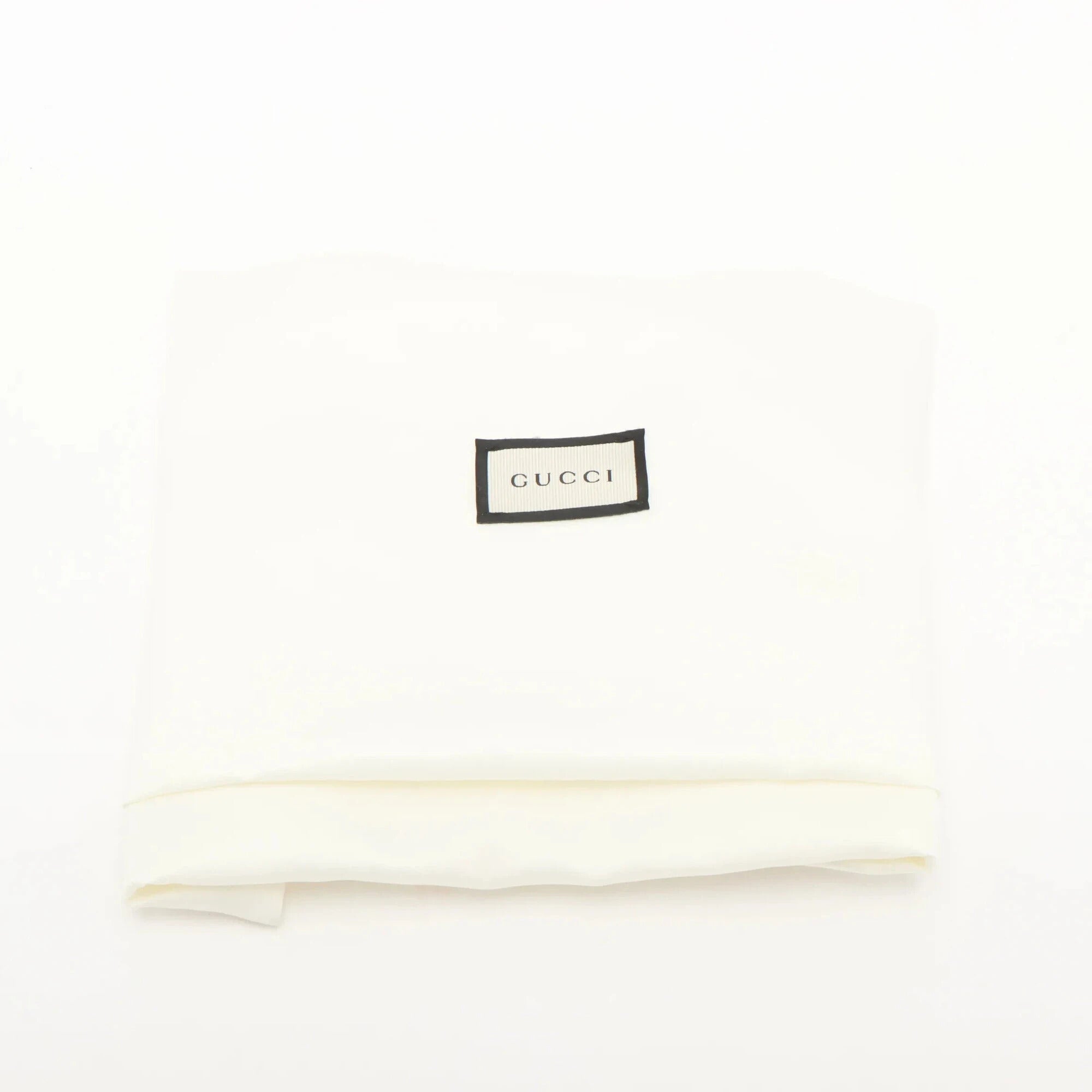 Pre-Loved GG Supreme Web Pouch Pochette Monogram Coated Canvas with Silver Hardware, Black