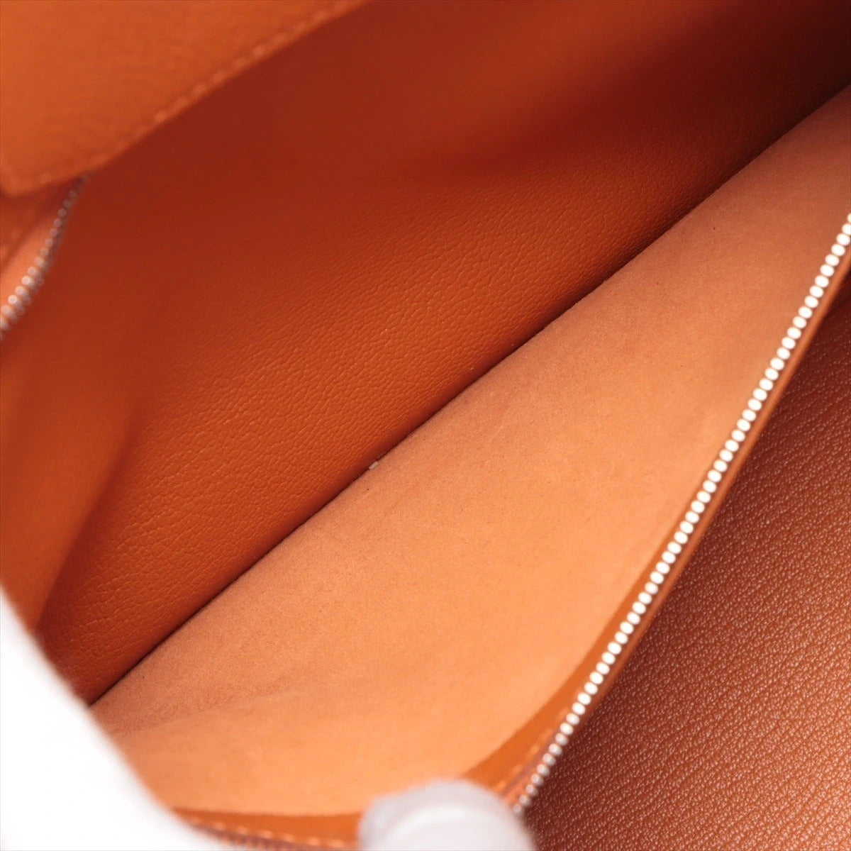 Pre-Loved Birkin Handbag Leather 35 with Palladium Hardware, Orange