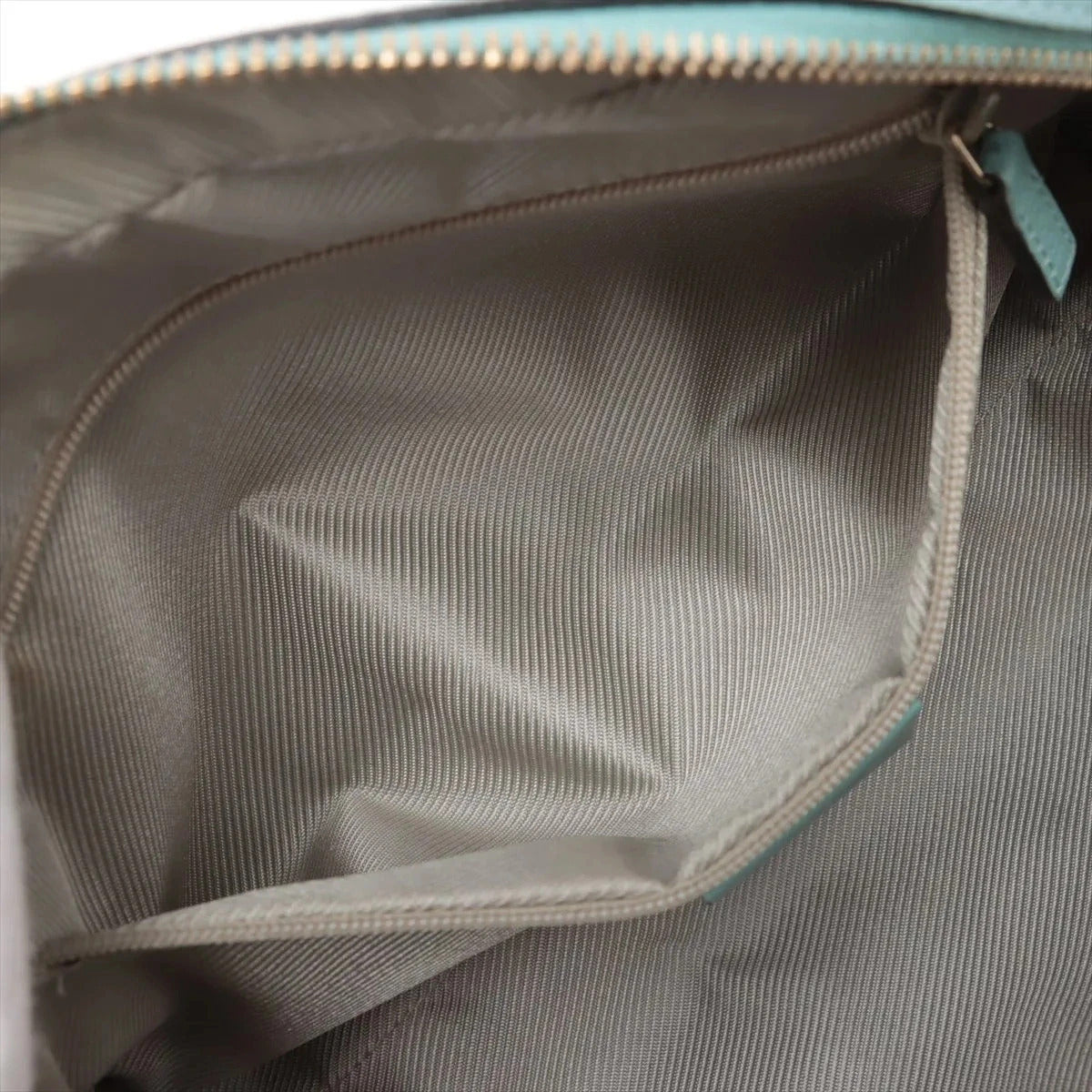 Pre-Loved Boston Handbag Microguccissima Leather Small with Gold Hardware, Light Blue