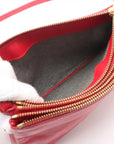 Pre-Loved Trio Crossbody Bag Leather Small with Gold Hardware, Pink