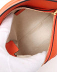 Pre-Loved Puzzle Handbag Leather Mini with Gold Hardware, Orange