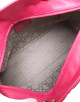 Pre-Loved Lady Dior Handbag Cannage Leather Large with Gold Hardware, Pink