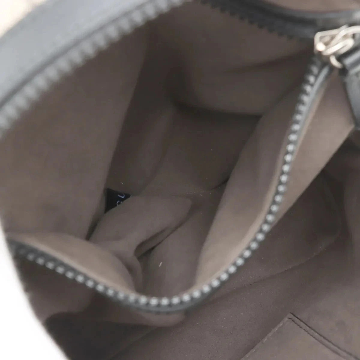 Pre-Loved GG Supreme Backpack GG Supreme Coated Canvas Small with Silver Hardware, Beige/Ebony