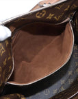 Pre-Loved Tote Tote Leather with Silver Hardware, Brown