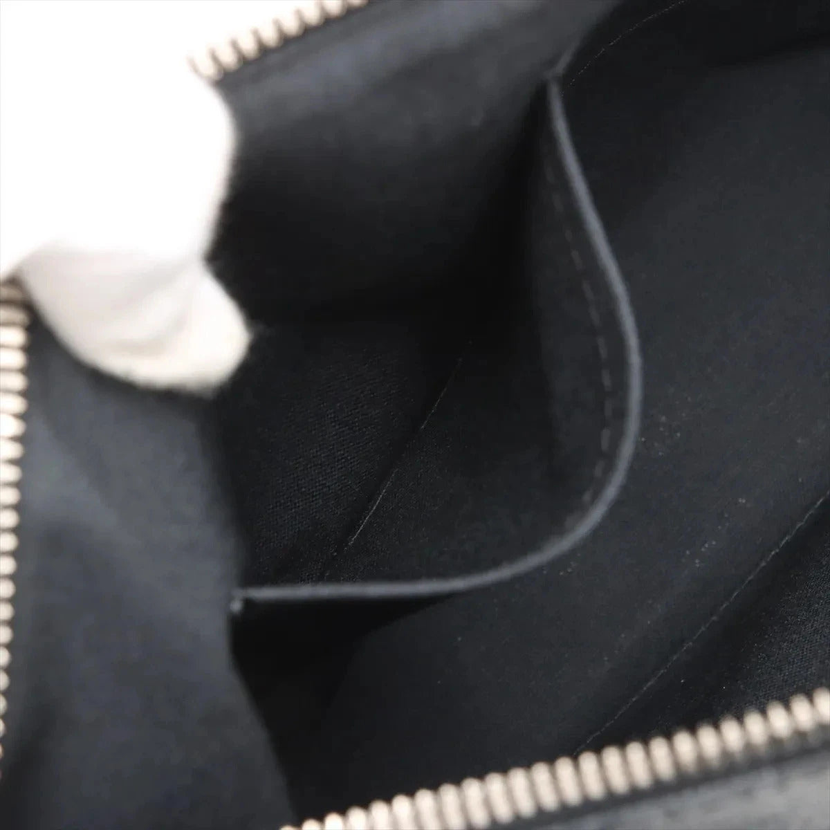 Pre-Loved Mick Crossbody Bag Damier Coated Canvas PM with Silver Hardware, Black / Graphite