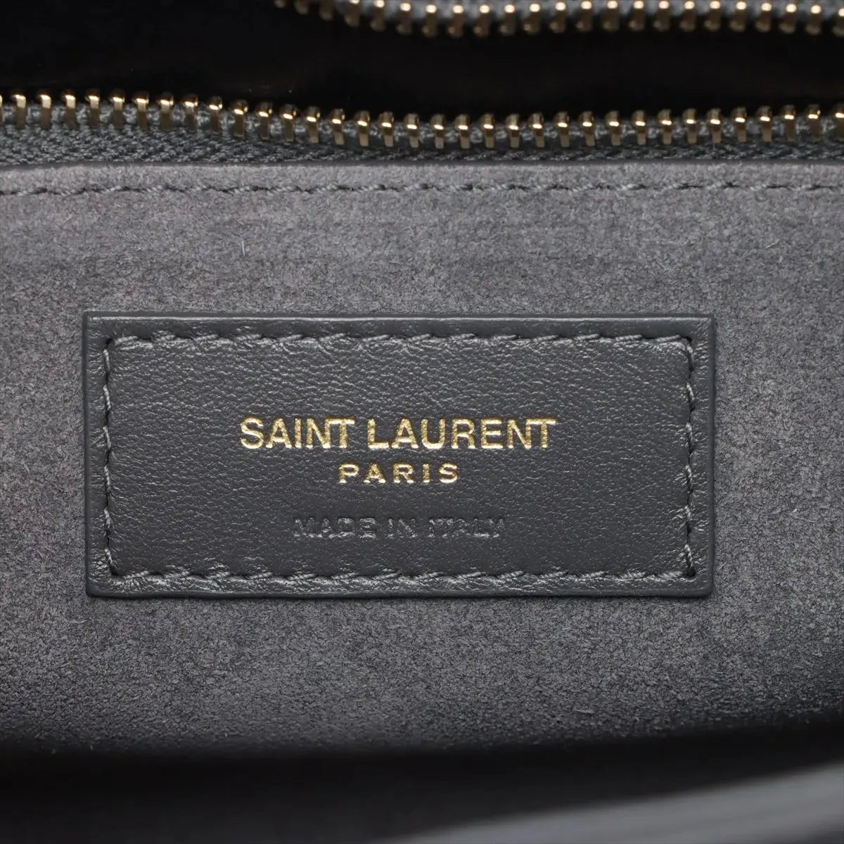 Pre-Loved Le 5 à 7 Shoulder Bag Leather with Aged Gold Hardware, Grey